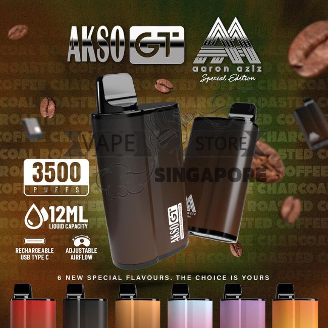 Akso GT 3500 Puff - Vape Delivery Singapore Shop  SG VAPE