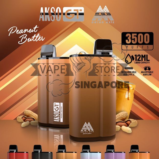 Akso GT 3500 Puff - Vape Delivery Singapore Shop  SG VAPE