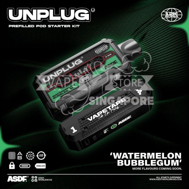 Offgrid Unplug Vapetape 12k Puffs | Singapore Delivery Vape Shop – SG VAPE
